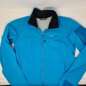 Arcteryx Epsilon LT Softshell Full Zip Jacket Blue size Medium Women